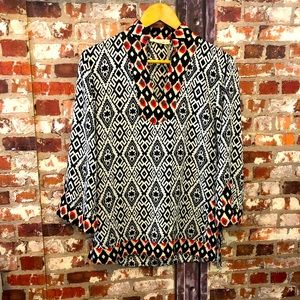Bohemian 🔲[Le Sample] NWOT 3/4’ Sleeve Blouse